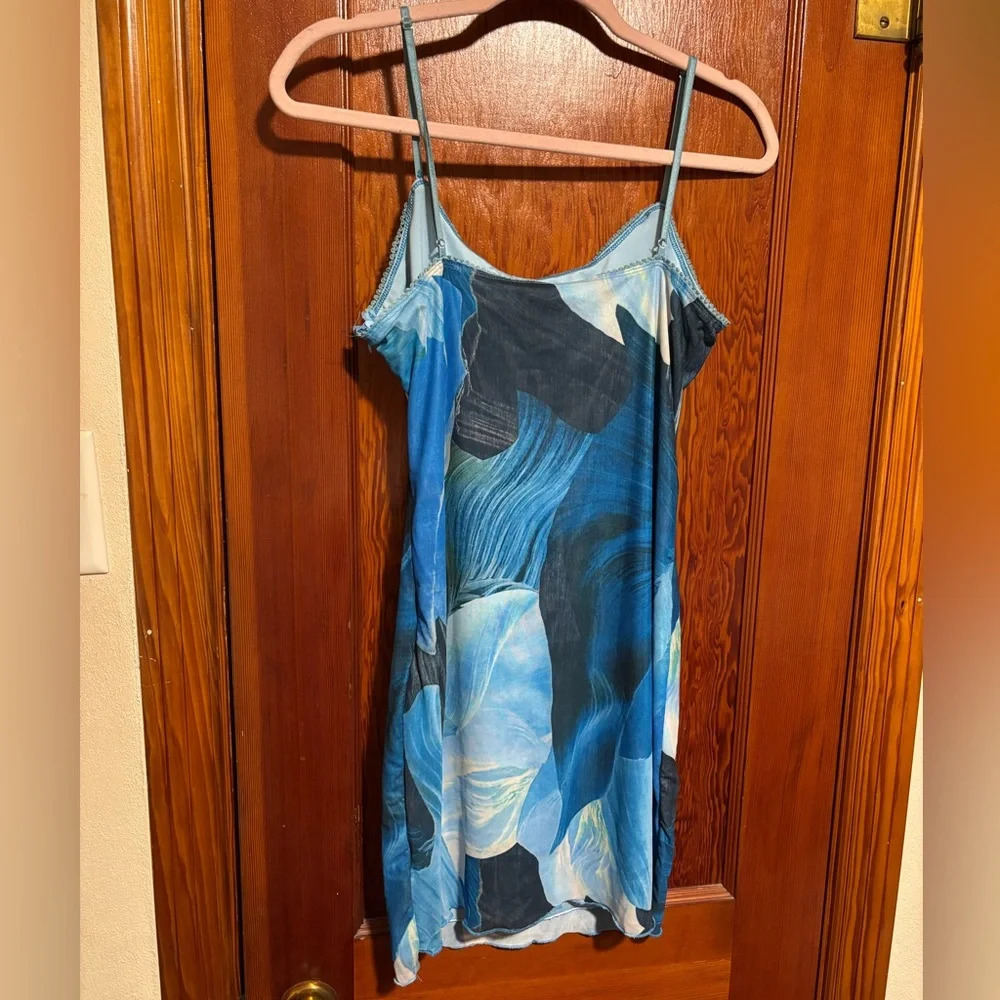 PRINCESS POLLY Blue Bodycon Mini Dress Women’s Size 8 - Picture 6 of 7